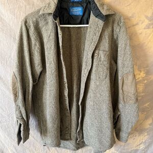 Pendleton Men's Gray Wool Shirt Jacket